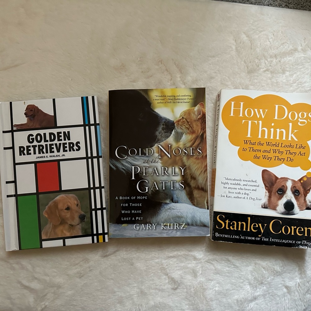 Set of Three Dog Books